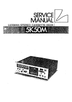 Luxman 5k50M-Service-Manual 